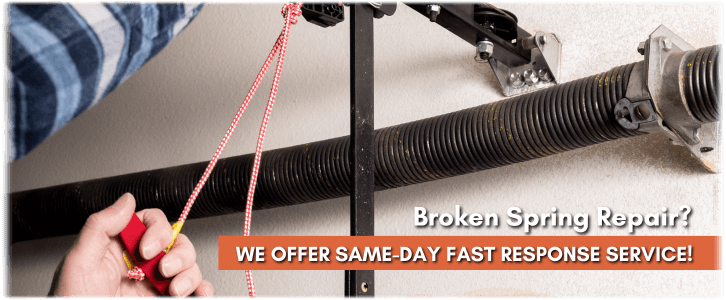 Broken Garage Door Spring Foster City CA
